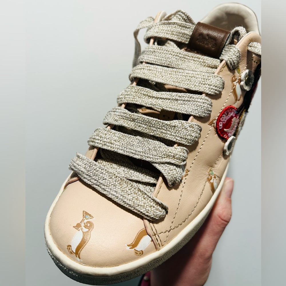 Coach Tea Rose Tearose Cherry Powder Pink Sneakers. - Picture 5 of 9